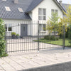 Kaksiosainen portti WOERDEN 400 x 224,5 cm Teräs Lukittava