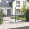 Kaksiosainen portti WOERDEN 400 x 249,5 cm Teräs Lukittava