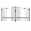 Kaksiosainen portti WOERDEN 400 x 249,5 cm Teräs Lukittava