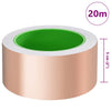 Kaksipuolinen kupariteippi etanoiden suojaksi 50 mm x 20 m