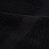Vieraiden pyyhe SOLUND 25 pcs Musta 80 x 200 cm Puuvilla