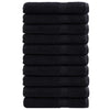 Vieraiden pyyhe SOLUND 25 pcs Musta 80 x 200 cm Puuvilla
