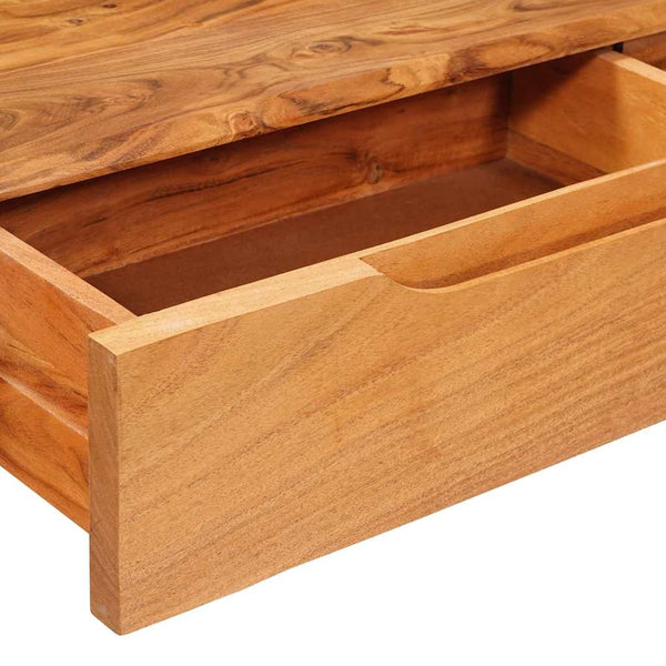 Konsolipöytä Ruskea 110 x 30 x 80 cm Tiheä akasiapuu