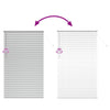 Venezia-verho Hopea 220 x 135 cm 25 mm Alumiini