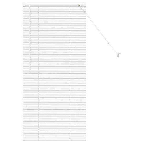 Venezia-verho valkoinen 130 x 55 cm 25 mm Alumiini