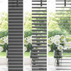 Venezia-verho Tummanharmaa 130 x 100 cm 25 mm Alumiini