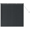 Venezia-verho Musta 130 x 125 cm 25 mm Alumiini