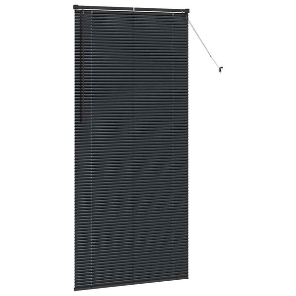 Venezia-verho Musta 220 x 105 cm 25 mm Alumiini