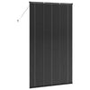 Venezia-verho Musta 220 x 135 cm 25 mm Alumiini