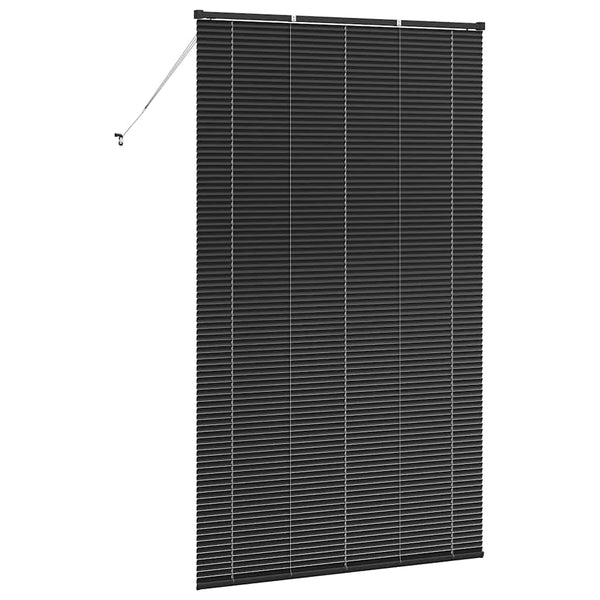 Venezia-verho Musta 220 x 135 cm 25 mm Alumiini
