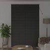 Venezia-verho Musta 220 x 145 cm 25 mm Alumiini