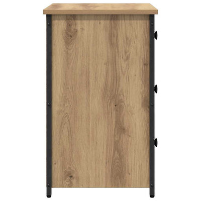 Yöpöytäkaappi laatikon kanssa 2 pcs artesaani tammi