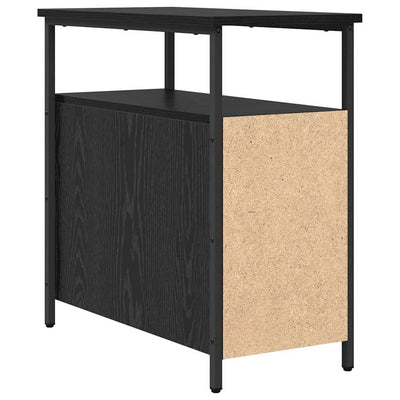 Yöpöytäkaappi Musta tammi 30 x 60 x 60 cm Tekninen puu