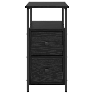 Yöpöytäkaappi Musta tammi 30 x 60 x 60 cm Tekninen puu