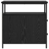 Yöpöytäkaappi 2 pcs Musta tammi 30 x 60 x 60 cm Tekninen puu
