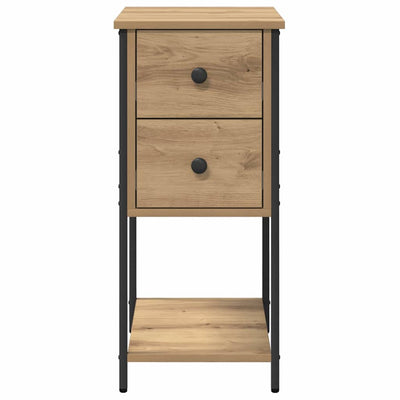 Yöpöytäkaappi 2 pcs artesaani tammi 32 x 42 x 70 cm