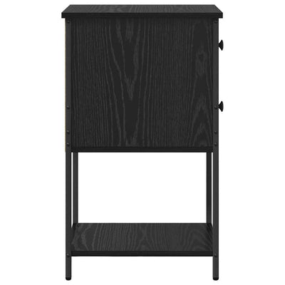 Yöpöytäkaappi Musta tammi 32 x 42 x 70 cm Tekninen puu