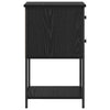 Yöpöytäkaappi 2 pcs Musta tammi 32 x 42 x 70 cm Tekninen puu