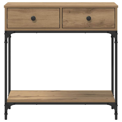 Artesaani tammi konsolipöytä Dragu 75x34.5x75cm (puinen)