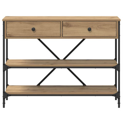 Muut konsolipöytä laatikon kanssa hyllyllä Yulisa (artesaani tammi)