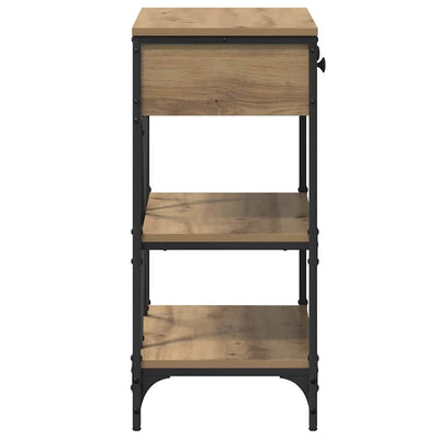 Muut konsolipöytä laatikon kanssa hyllyllä Faratech (artesaani tammi)