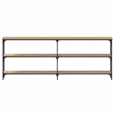 Artesaani tammi konsolipöytä hyllyllä Luciea 200x29x75cm