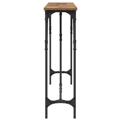 Vanha puu konsolipöytä Lucretea 140x23x75cm