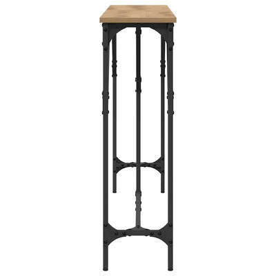 Artesaani tammi konsolipöytä Crucianu 140x23x75cm