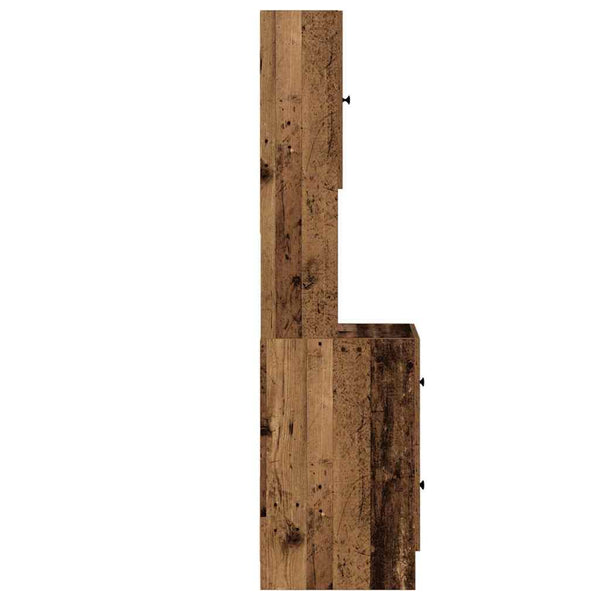 Keittiökaappi laatikon kanssa ovella Vanha puu 32 x 50 x 180 cm