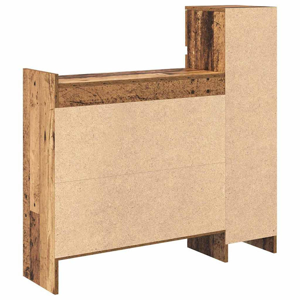 Kenkäkaappi 100,5 x 28 x 100 cm Tekninen puu Vanha puu