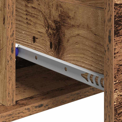 Sivupöytä Fighenia 60x31x70cm (vanha puu, puinen)