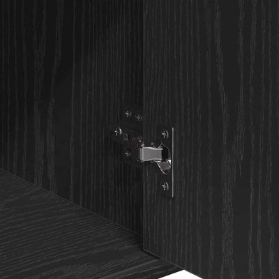 Musta tammi sivupöytä Sighitiu 60x31x70cm (puinen)