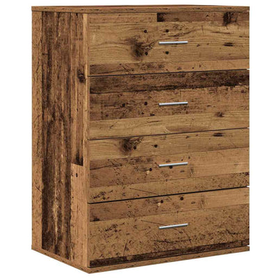 Vanha puu sivupöytä Amilia 60x39x80cm (puinen)