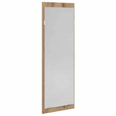 Eteiskalustesetti peilillä 4 pcs Musta tammi 90 x 31 x 46.5 cm