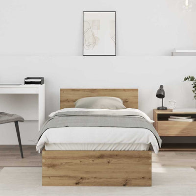 Sängyn runko artesaani tammi 2FT6 Small Single Tekninen puu
