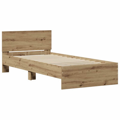 Sängyn runko artesaani tammi 2FT6 Small Single Tekninen puu