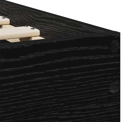 Musta tammi sängyn runko Musceleanu 2FT6 Small Single (puinen)