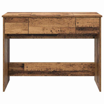 Meikkipöytä peilillä Vanha puu 100 x 45 x 76 cm Tekninen puu