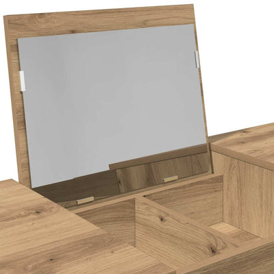 Meikkipöytä artesaani tammi 100 x 45 x 76 cm Tekninen puu