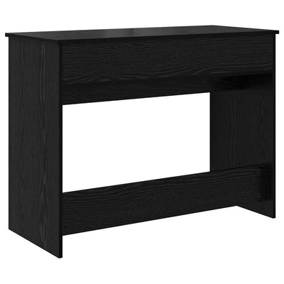 Meikkipöytä peilillä Musta tammi 100 x 45 x 76 cm Tekninen puu