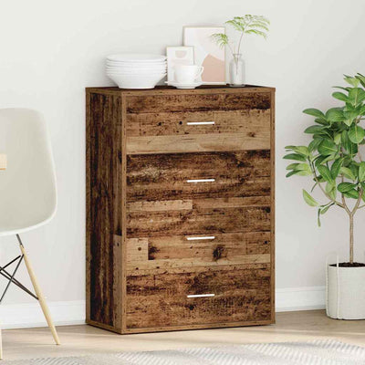 Vanha puu sivupöytä Spa 60x31x84cm (puinen)