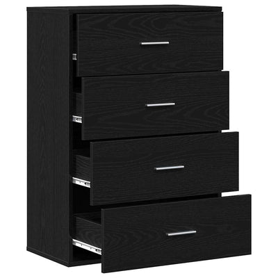 Musta tammi sivupöytä Emogene 60x31x84cm (puinen)