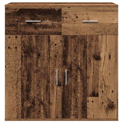 Sivupöytä Mardalena 79x38x80cm (vanha puu, puinen)