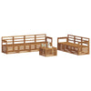 Sohvasarjat 8 kpl Luonnollinen Tiheä akasiapuu