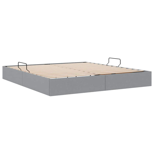 Säilytyssänky Vaaleanharmaa 6FT Super King Size Kangas
