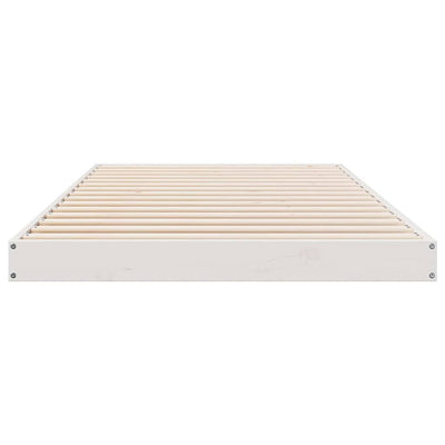 Lattiapunkka Valkoinen 80 x 210 cm Täysi Mänty