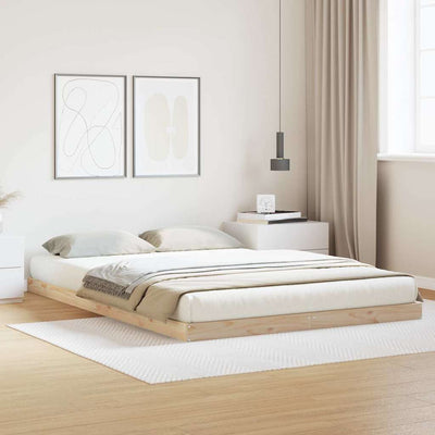 Lattiapunkka Luonnollinen 160 x 210 cm Täysi Mänty