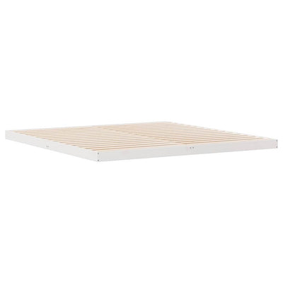 Lattiapunkka Valkoinen 200 x 210 cm Täysi Mänty
