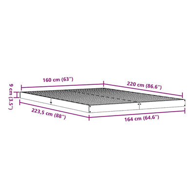 Lattiapunkka luonnollinen Flavius 160x220cm (mänty)
