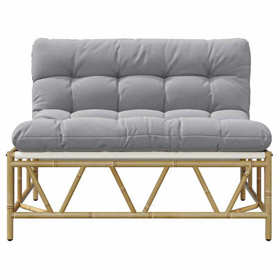 Vaaleanharmaa puutarhapenkki Suray 110x75x71cm (teräs)